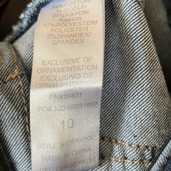 DEMOCRACY Ab Technology Distressed Jeans Size 10 - Picture 8 of 8